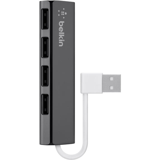 Belkin F4U042BT 4-Port Ultra-Slim Travel USB Hub for Mac and PC
