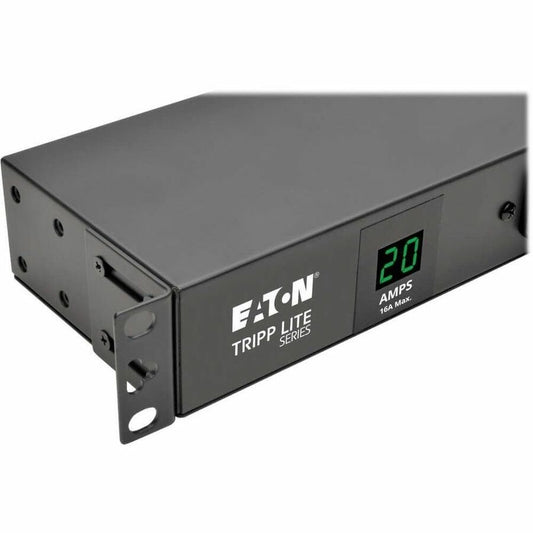 Eaton Tripp Lite Series 2kW Metered PDU with Isobar Surge Protection, 14 Outlets, 120V, 20A, Wall-Mountable