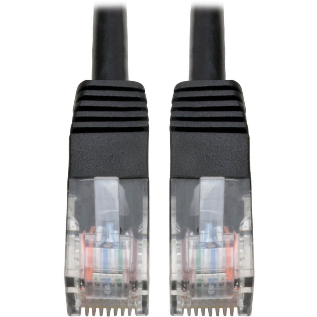 Eaton Tripp Lite Series Cat5e 350 MHz Molded Ethernet Patch Cable, 12 ft. (Black) with RJ45 Connectors