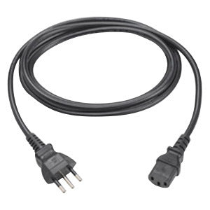 Zebra Technologies Corporation Standard Power Cord for Motorola Mobile Computers – 5.91 ft Grounded NBR 14136 Plug, Model 50-16000-727R