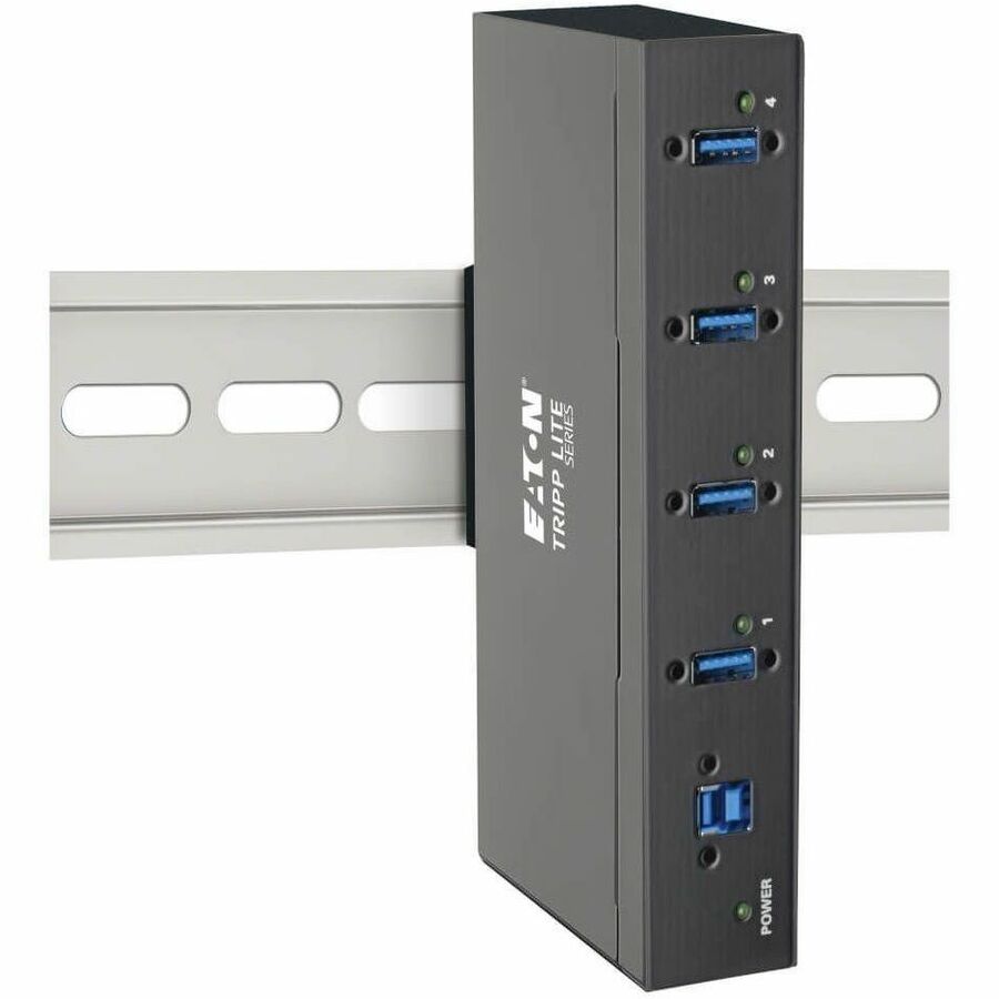 Eaton Tripp Lite Series U360-004-IND Industrial-Grade USB 3.0 Hub with 4 Ports and Mounting Options