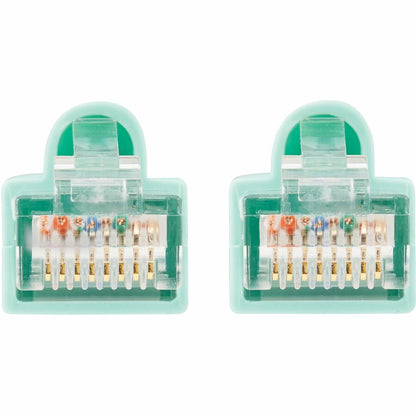 Eaton Tripp Lite Series Cat6a 10G Snagless UTP Ethernet Cable (RJ45 M/M), Aqua, 10 ft.