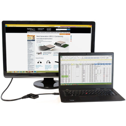 StarTech.com DP2HDVGA Travel A/V Adapter: 2-in-1 DisplayPort to HDMI and VGA