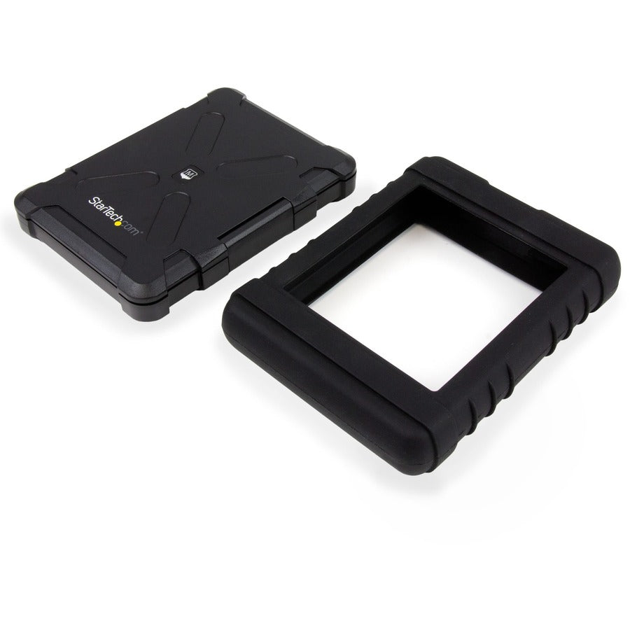 StarTech.com Rugged 2.5-inch USB 3.0 Hard Drive Enclosure with UASP Support - MIL-STD-810G Rated, IP54 Dust & Water Resistance, Shockproof for SSD & HDD