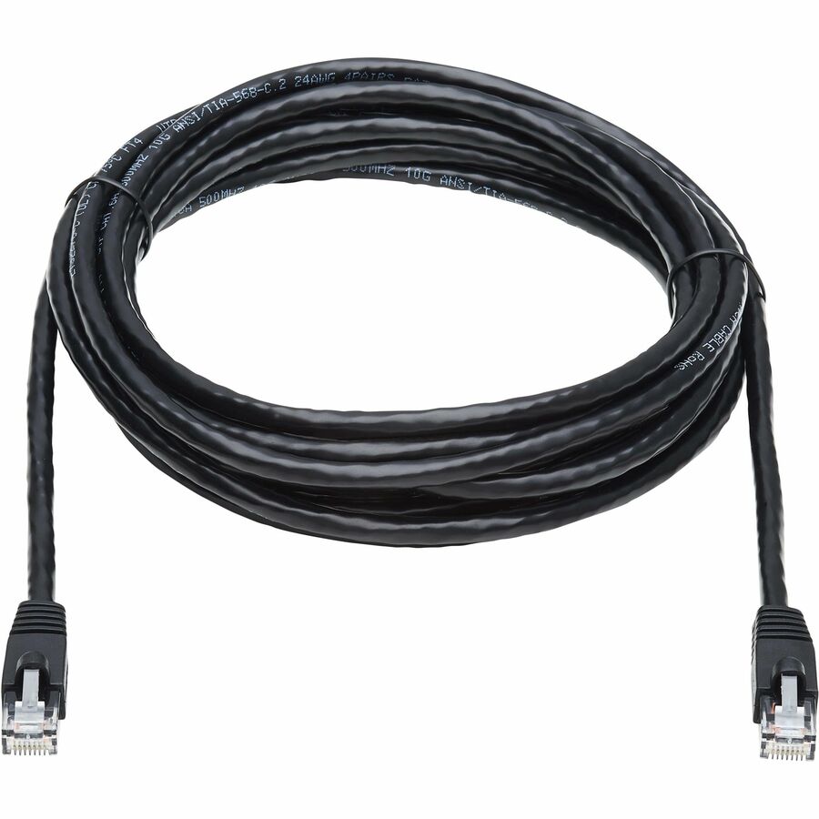 Eaton Tripp Lite Series Cat6a 10G Snagless UTP Ethernet Patch Cable - 14 ft, Black