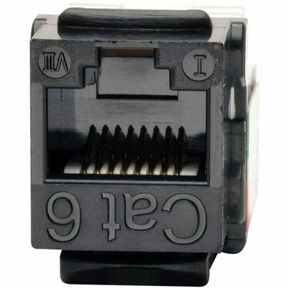 Eaton Tripp Lite Series Cat6/Cat5e 110 Style Punch Down Keystone Jack - Black, 10-Pack