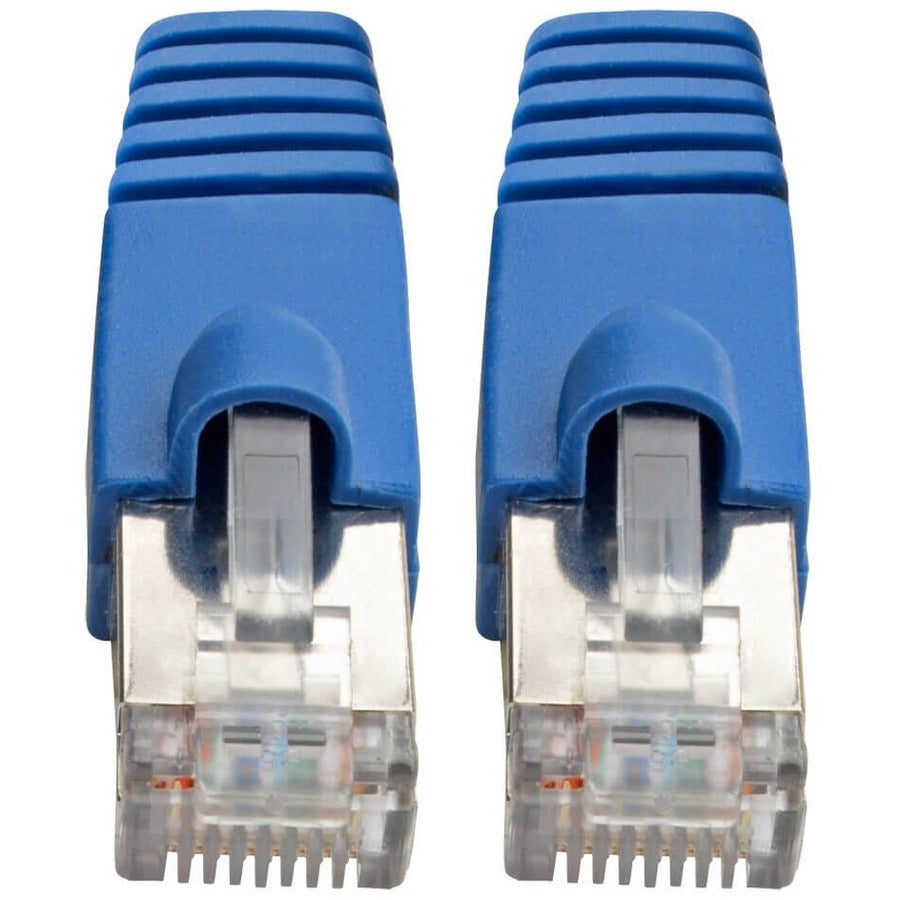 Eaton Tripp Lite Series Cat6a 10G Snagless Shielded Ethernet Cable (RJ45 M/M), 10 ft, Blue