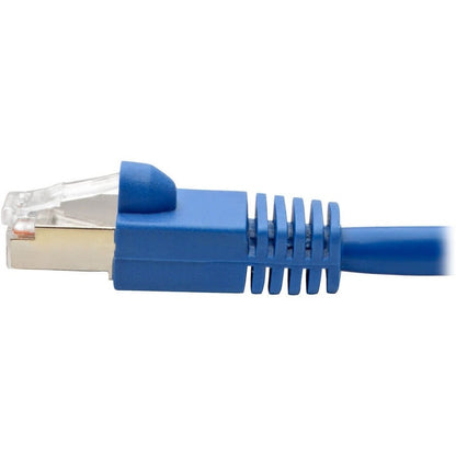 Eaton Tripp Lite Series Cat6a 10G Snagless Shielded Ethernet Cable (RJ45 M/M), 10 ft, Blue