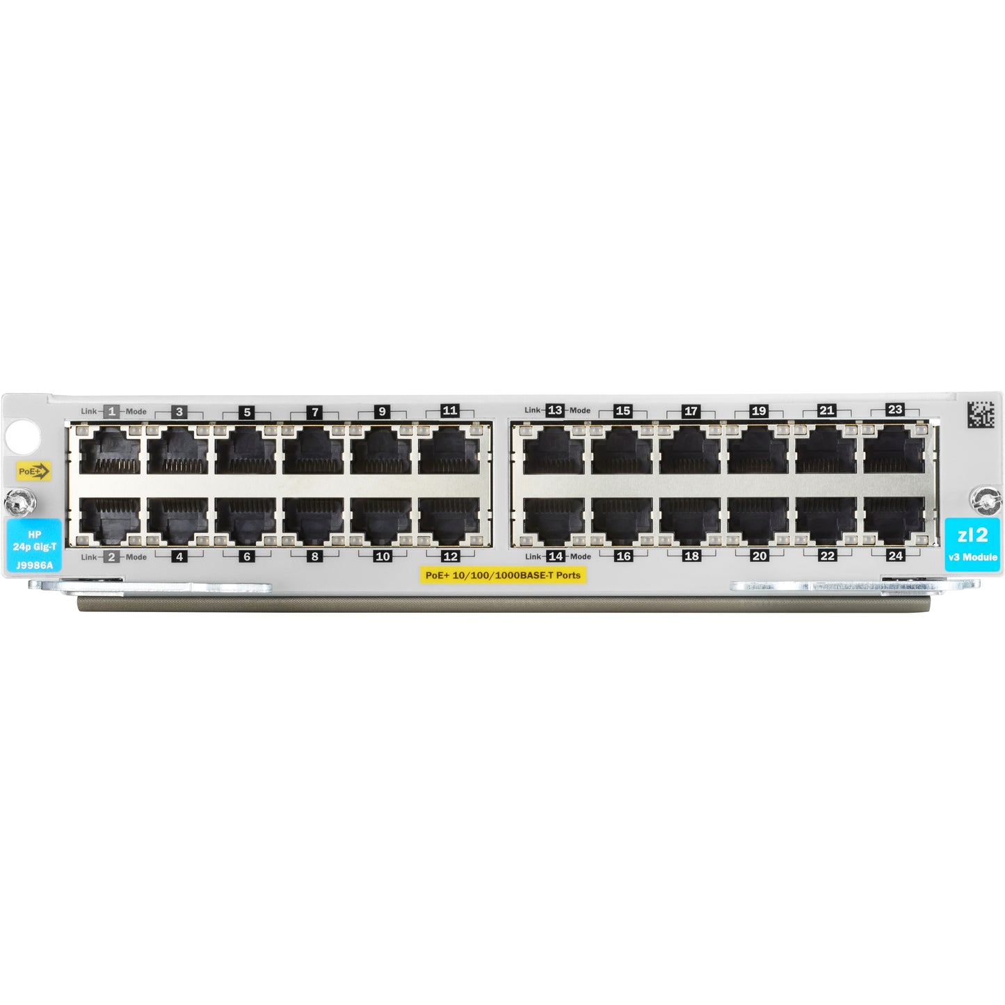 Hewlett Packard Enterprise J9986A 24-Port Gigabit Ethernet Expansion Module for HP 5400R zl2 Switch Series