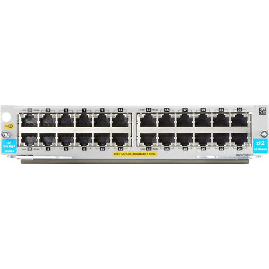 Hewlett Packard Enterprise J9986A 24-Port Gigabit Ethernet Expansion Module for HP 5400R zl2 Switch Series