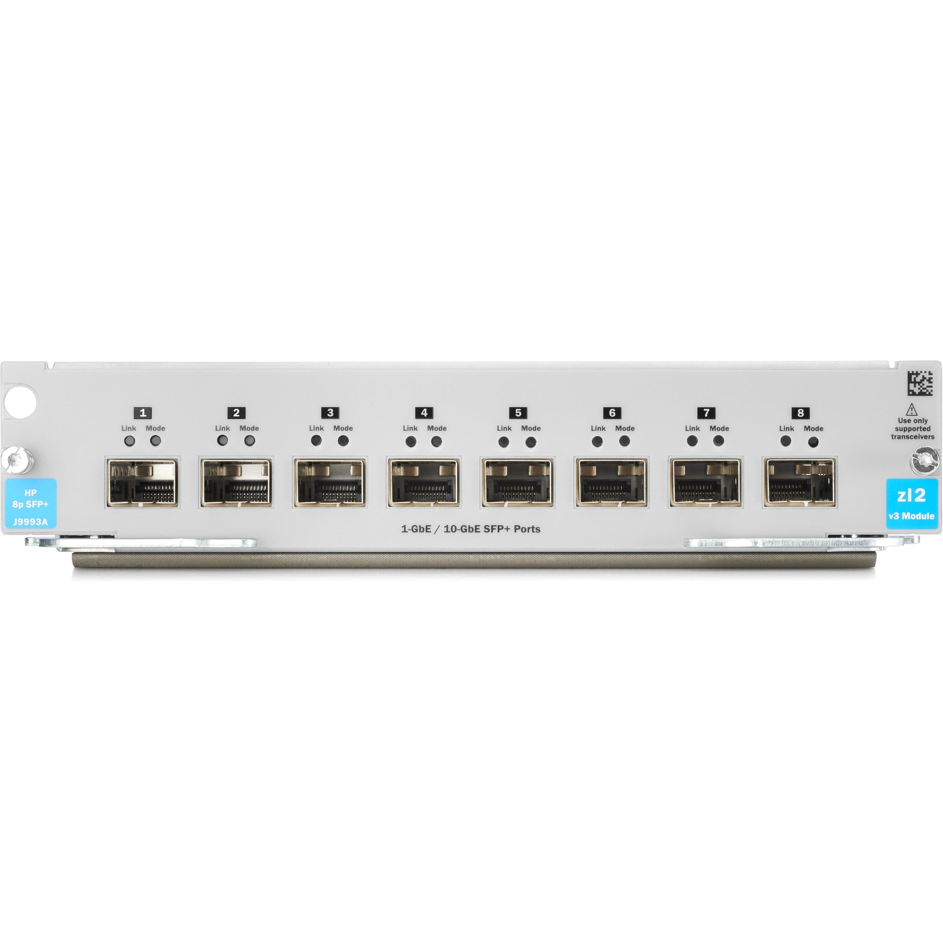 Hewlett Packard Enterprise J9993A 8-Port 10GbE SFP+ MACsec v3 Expansion Module for HP Switches