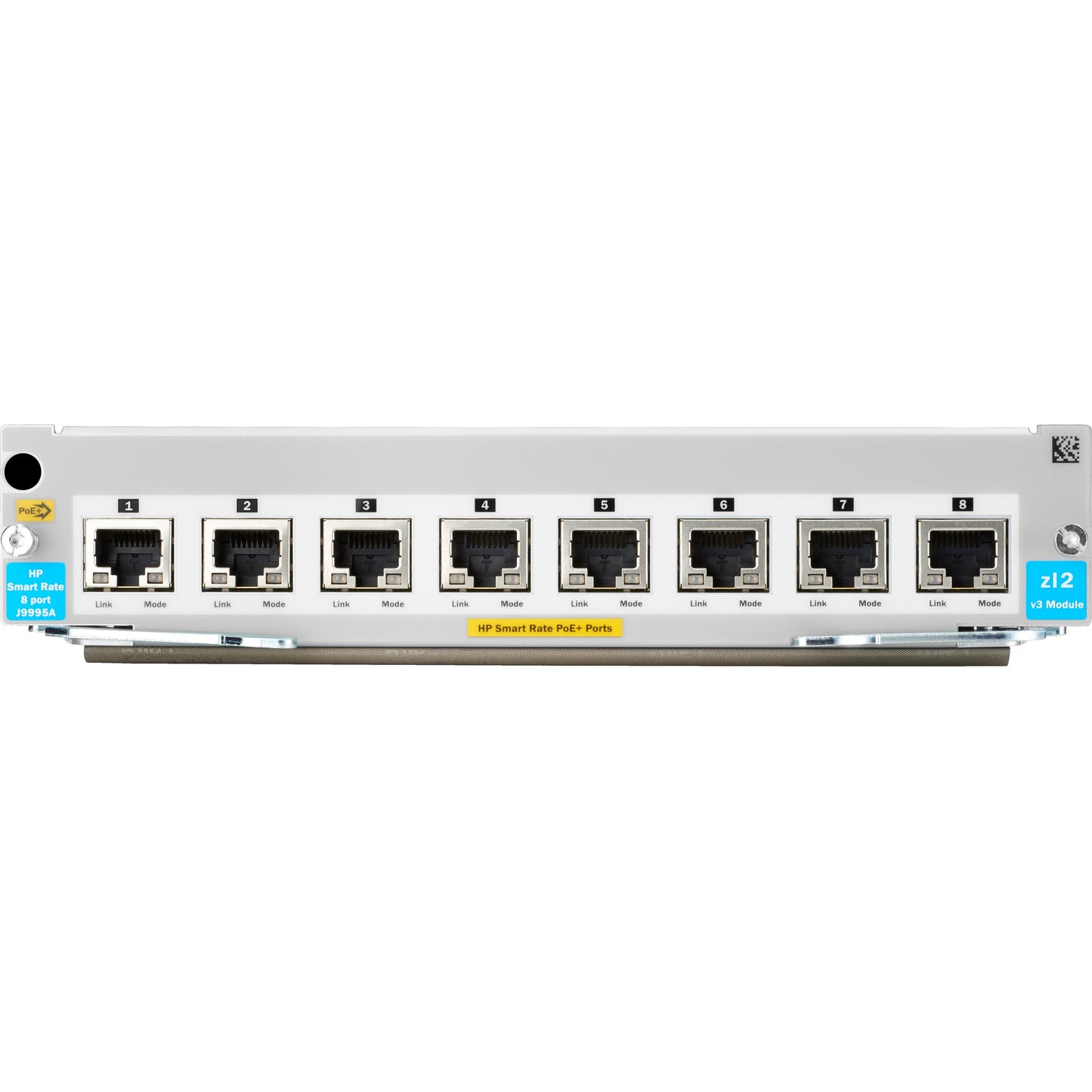 Hewlett Packard Enterprise J9995A 8-Port 10GBASE-T PoE+ Expansion Module for HP 5400R Series