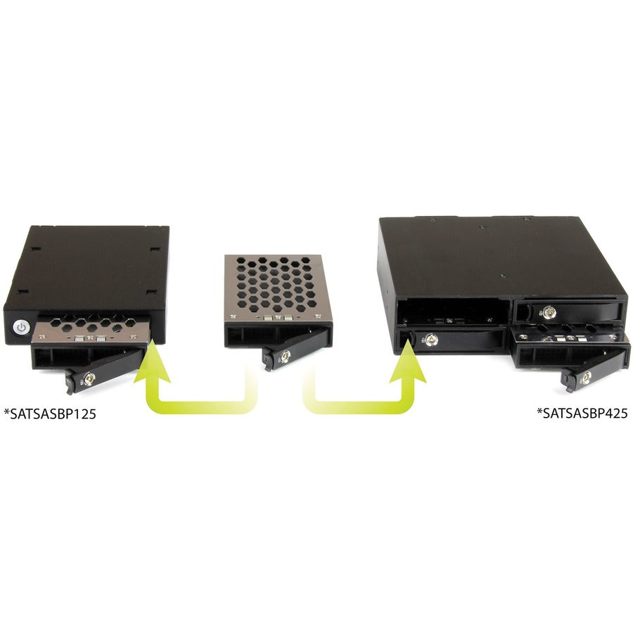 StarTech.com SATSASBP425 4-Bay Mobile Rack Backplane for 2.5-inch SATA and SAS Drives
