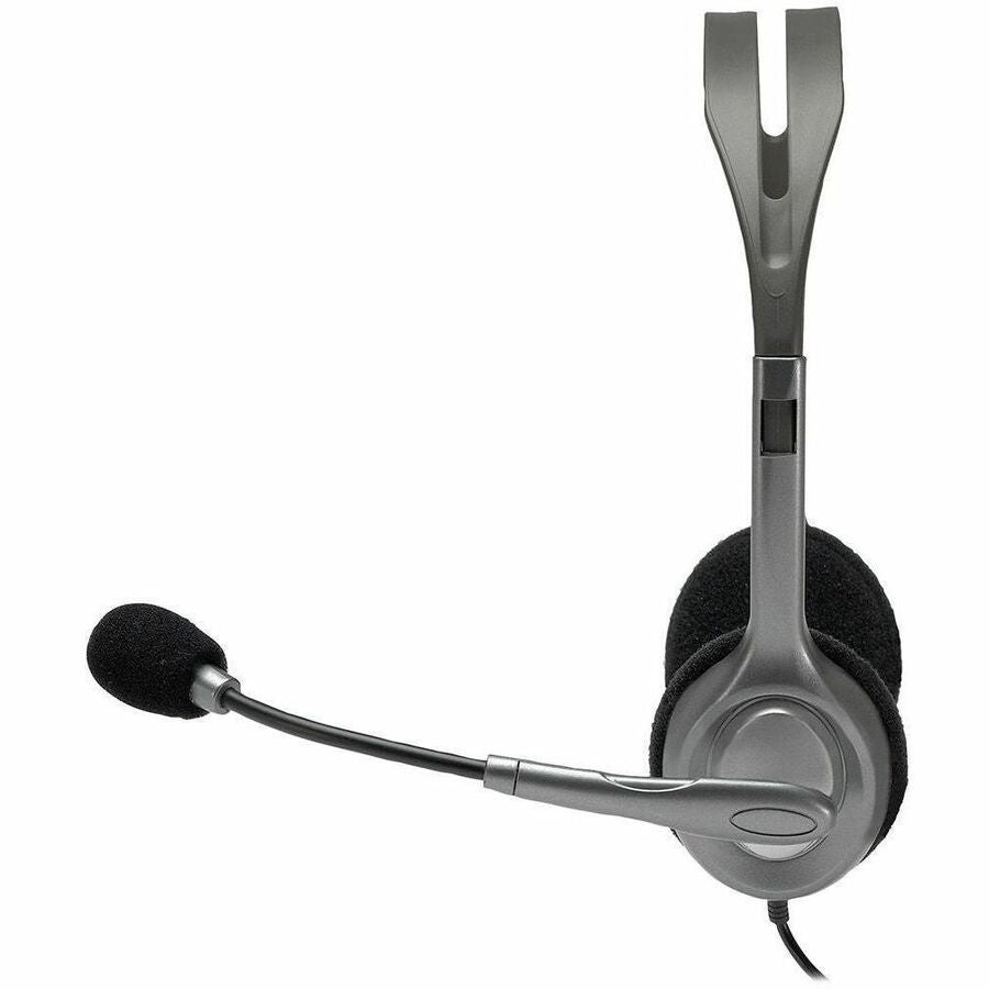 Logitech H111 Dual Plug Computer Stereo Headset for Clear Audio and Comfortable Fit