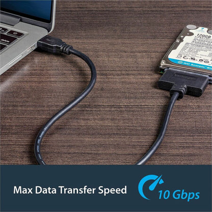 StarTech.com USB 3.1 (10Gbps) Adapter Cable for 2.5-Inch SATA SSD and HDD Drives