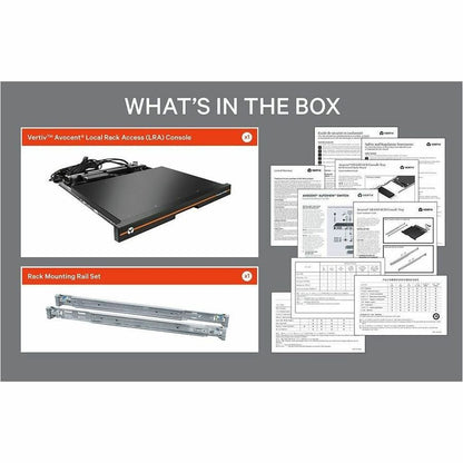 Vertiv Avocent LRA185KMM 18.5-inch LCD Rack Console with Keyboard and Touchpad