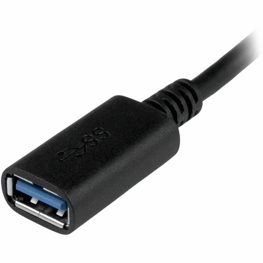 StarTech.com USB-C to USB-A Adapter Cable - 6 Inch - USB 3.0 - USB-IF Certified