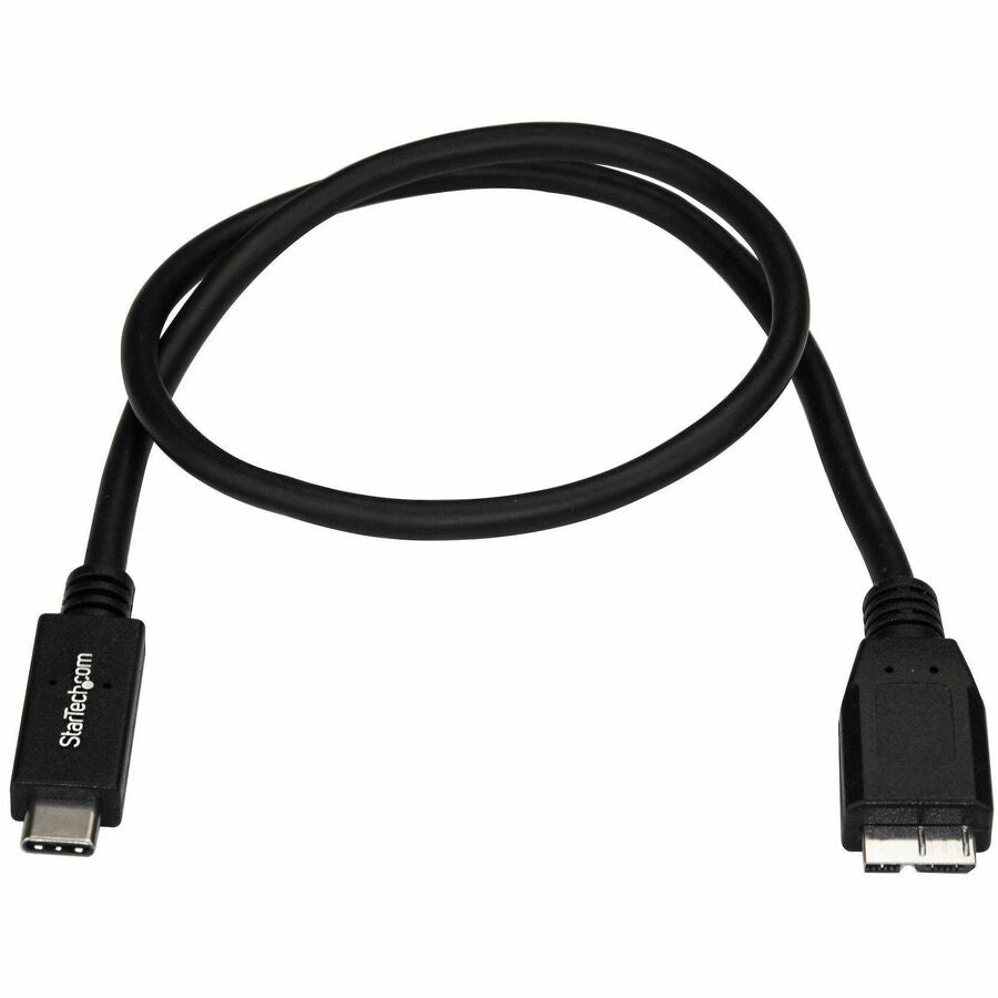 StarTech.com USB-C to Micro-B Cable - 3 ft / 1m USB 3.1 (10Gbps) Data Transfer and Charging Cable