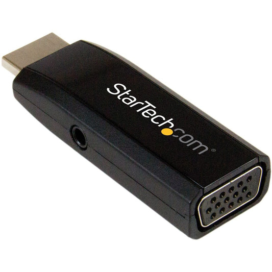 StarTech.com HDMI to VGA Converter with Audio - Compact Adapter for 1920x1200 Resolution
