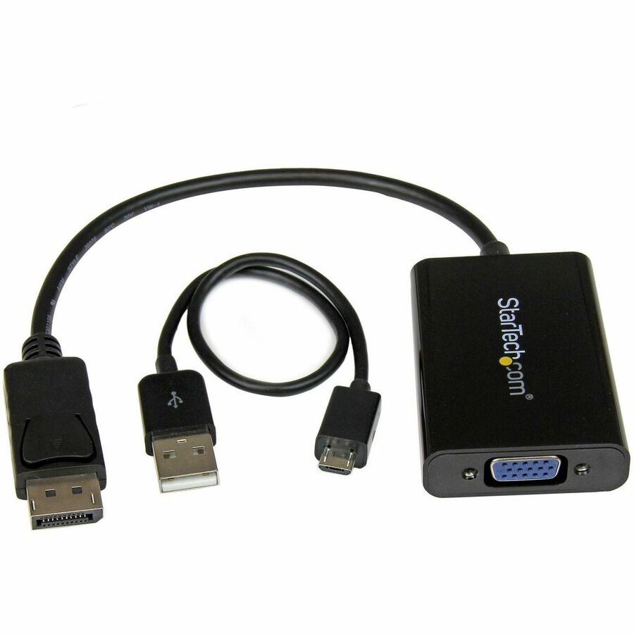 StarTech.com DisplayPort to VGA Adapter with Audio - DP2VGAA