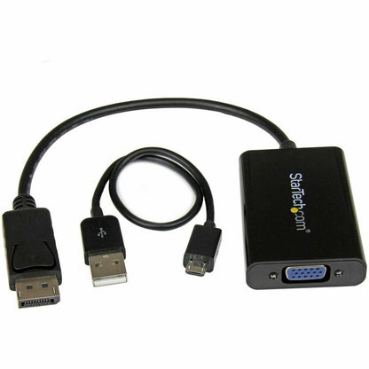 StarTech.com DisplayPort to VGA Adapter with Audio - DP2VGAA