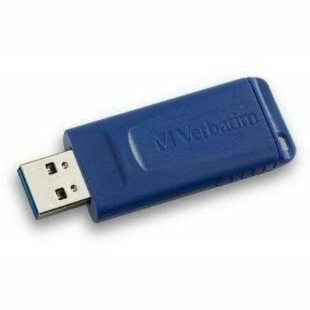Verbatim America, LLC 8GB USB Flash Drive - 5 Pack in Blue with Retractable Design