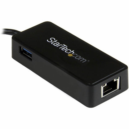 StarTech.com USB-C to Ethernet Gigabit Adapter with USB 3.0 Port – Thunderbolt 3 Compatible
