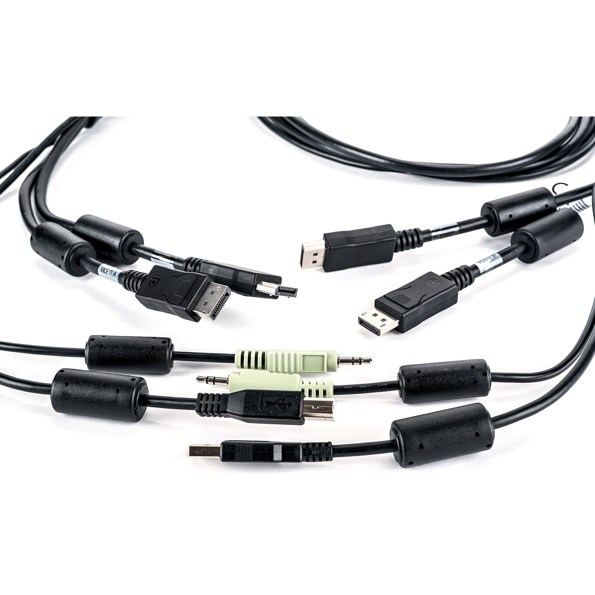 Vertiv Avocent CBL0106 USB KVM Cable - 6 ft, Dual DisplayPort & HDMI for SC Series Switches