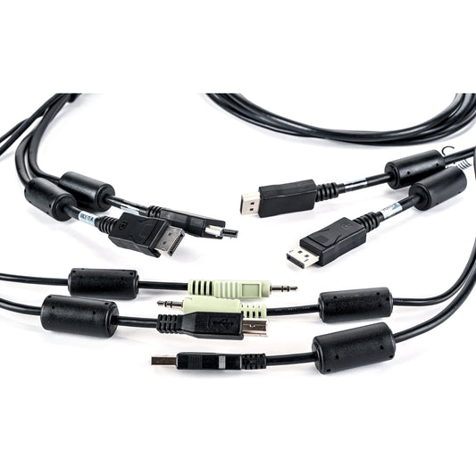Vertiv Avocent CBL0106 USB KVM Cable - 6 ft, Dual DisplayPort & HDMI for SC Series Switches