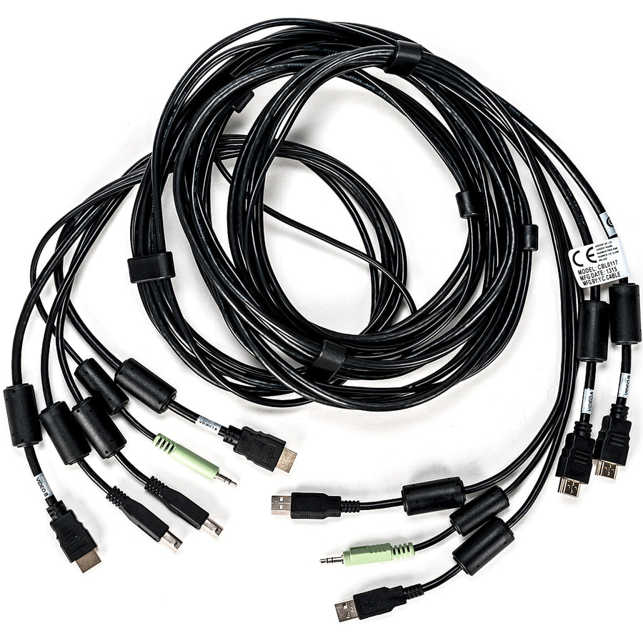 Vertiv Avocent CBL0117 10 ft. HDMI KVM Cable with USB for High-Resolution Video and Audio