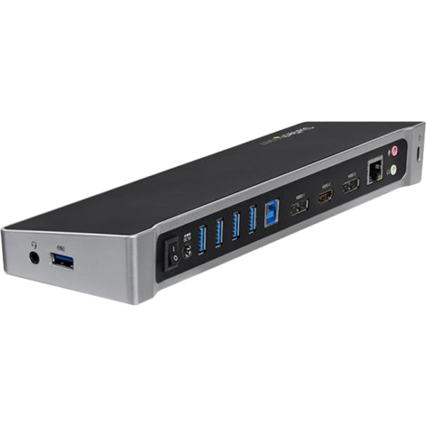 StarTech.com USB 3.0 Triple Monitor Docking Station – Supports 3 Displays with 4K UHD Resolution