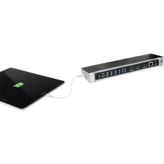 StarTech.com USB 3.0 Triple Monitor Docking Station – Supports 3 Displays with 4K UHD Resolution