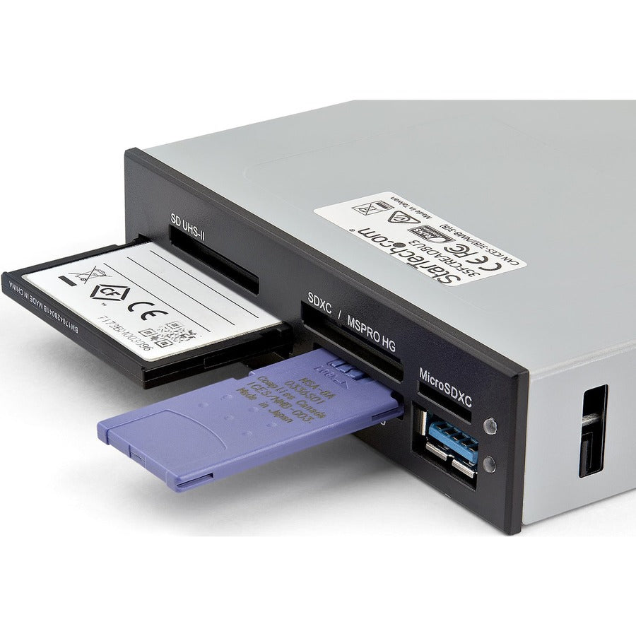 StarTech.com USB 3.0 Internal Multi-Card Reader with UHS-II Support - SD, Micro SD, MS, CF Memory Card Reader