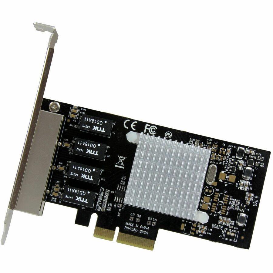 StarTech.com 4-Port Gigabit Ethernet Network Card - PCI Express, Intel I350 NIC for High-Speed Server and Desktop Connectivity