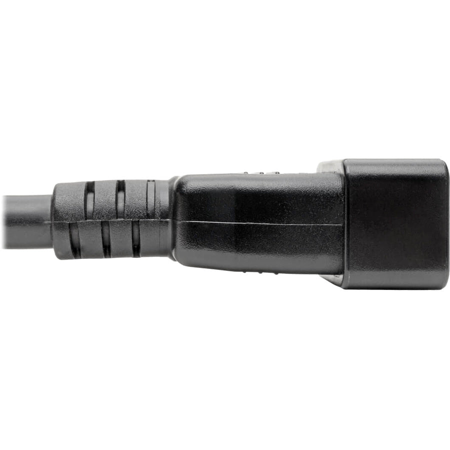 Eaton Tripp Lite Series C20 to C13 Power Cord for Computers and Servers - Heavy-Duty 14 AWG, 3 Feet, 15A, 230V