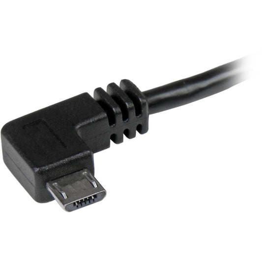 StarTech.com 6 ft Micro-USB Cable with Right-Angled Connectors - M/M - USB 2.0 Data Transfer & Charging