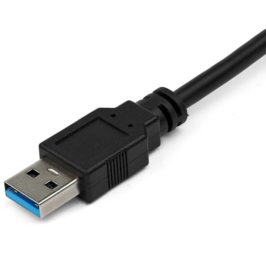 StarTech.com USB 3.0 to Gigabit Ethernet Adapter with 2-Port USB Hub - Part No. USB31000S2H
