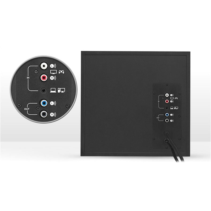 Logitech Z533 2.1 Speaker System with Subwoofer – 120W Peak Power, Rich Bass and Versatile Connectivity