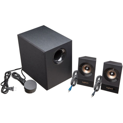 Logitech Z533 2.1 Speaker System with Subwoofer – 120W Peak Power, Rich Bass and Versatile Connectivity