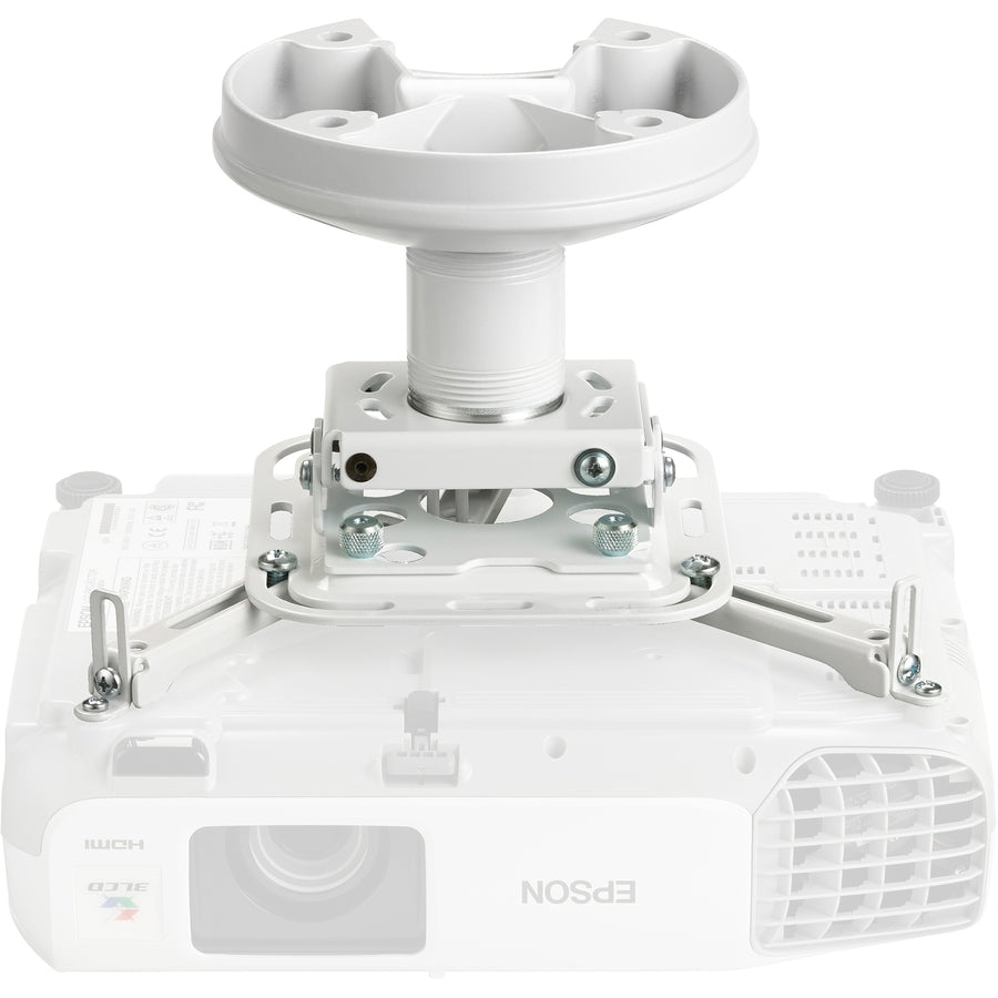 Epson ELPMBPJG Universal Projector Ceiling Mount Kit with 3-Inch Extension and SpeedConnect Plate