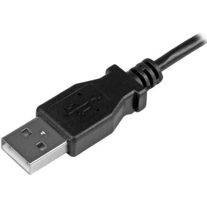 StarTech.com 1m Left-Angle Micro-USB 2.0 Charging and Data Transfer Cable (Part #USBAUB1MLA)