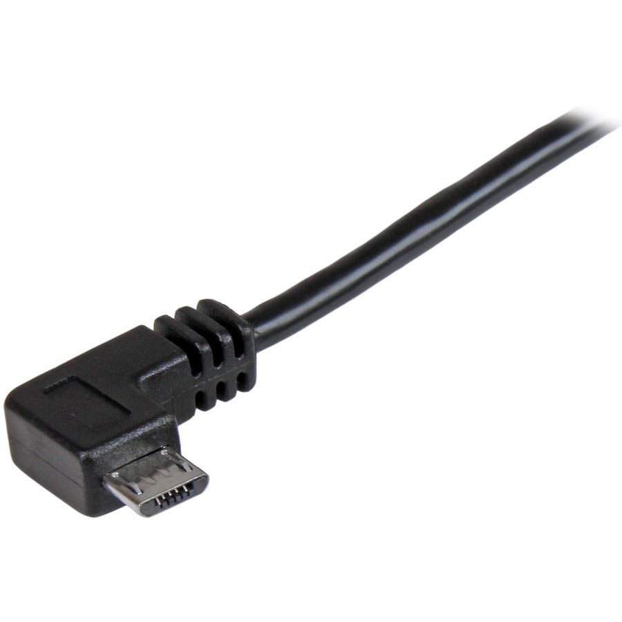 StarTech.com 1 Meter Right-Angle Micro-USB 2.0 Charging and Data Transfer Cable for Mobile Devices