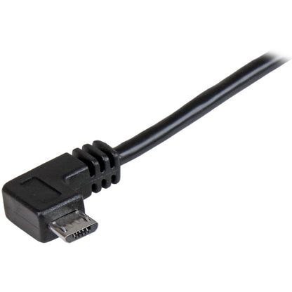 StarTech.com 1 Meter Right-Angle Micro-USB 2.0 Charging and Data Transfer Cable for Mobile Devices