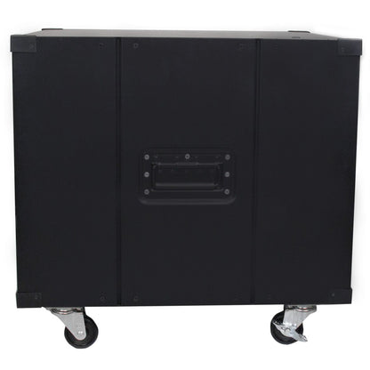 StarTech.com 9U Portable Open Frame Server Rack with Casters - 19 Inch Mobile Data Cabinet for Networking and Telecommunication Equipment