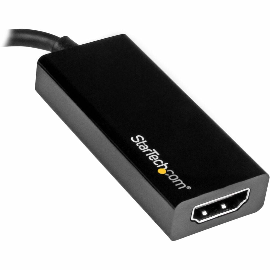 StarTech.com USB-C to HDMI Adapter with 4K 30Hz Support - Black - USB Type-C to HDMI Converter with Thunderbolt 3 Compatibility