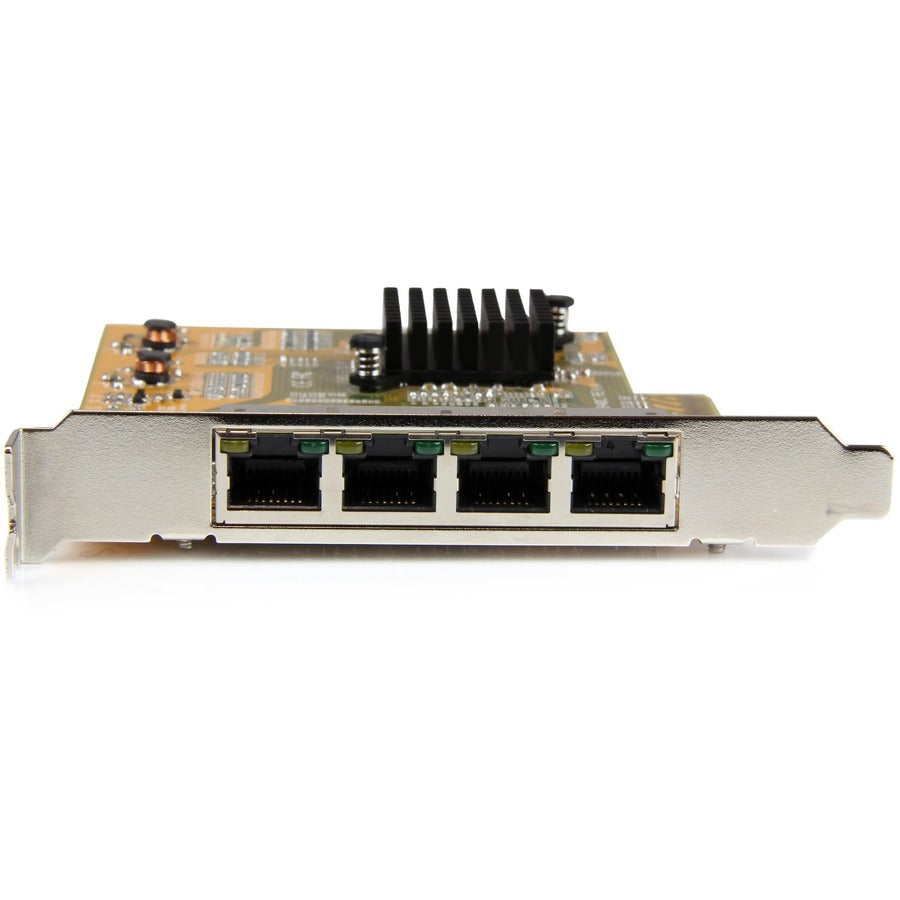 StarTech.com 4-Port PCIe Gigabit Network Adapter Card - Quad-Port PCIe NIC with RTL8111G Chipset
