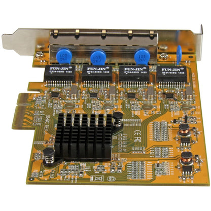 StarTech.com 4-Port PCIe Gigabit Network Adapter Card - Quad-Port PCIe NIC with RTL8111G Chipset