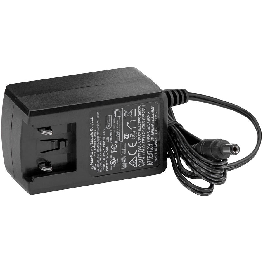 StarTech.com Replacement 5V DC Power Adapter - 3 Amps, SVA5M3NEUA