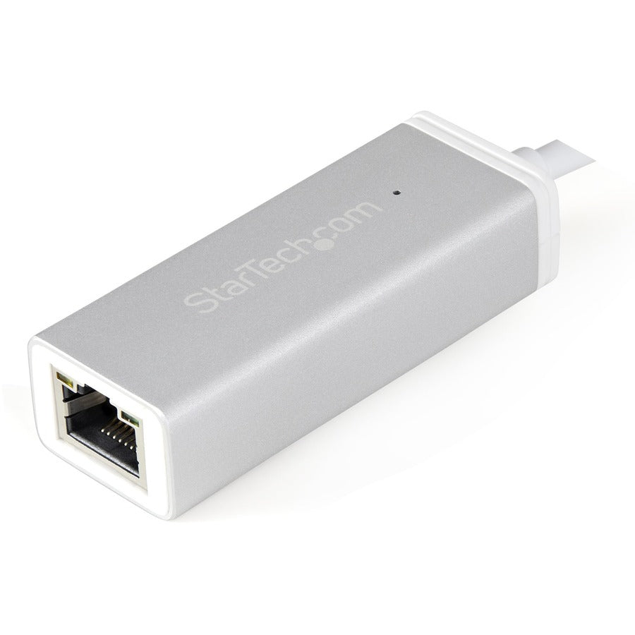 StarTech.com USB-C to Gigabit Ethernet Adapter - Silver - Thunderbolt 3 Compatible