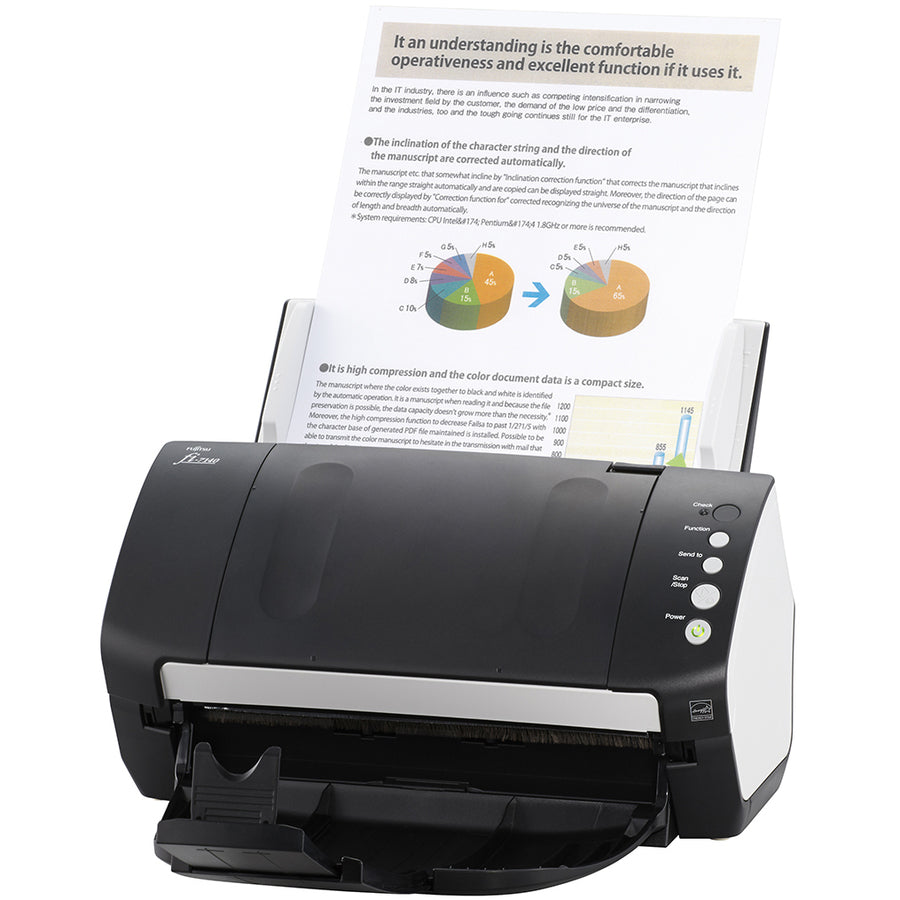 Fujitsu fi-7140 Desktop Color Duplex Document Scanner with Auto Document Feeder